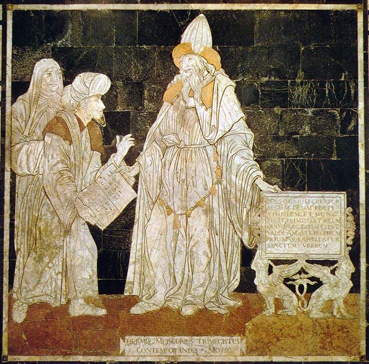 Hermes in Siena cathedral floor